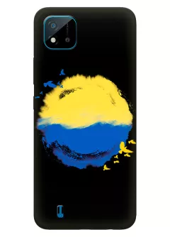 Чехол для Realme C11 с теплой картинкой - Любовь к Украине