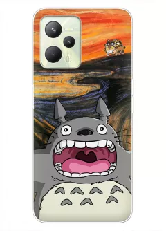 Риалми С35 чехольчик с мультиком "Мой сосед Тоторо" - Tonari no Totoro