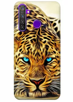 Чехол для Realme 5 Pro - Леопард