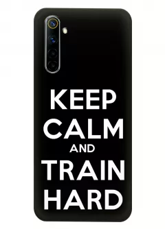 Прозрачный чехол для Realme 6 - Train Hard