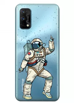 Чехол для Realme 7 Pro - Веселый космонавт