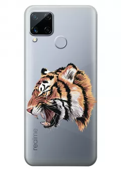 Чехол для Realme С15 - Тигр