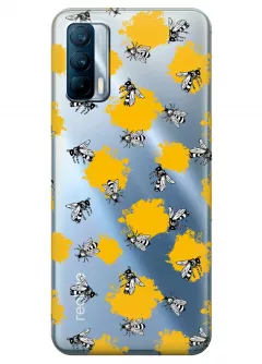 Чехол для Realme V15 - Пчелы