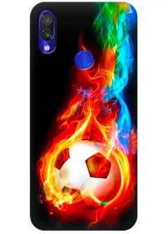 Redmi Note 7 чехол с футбольным мячом