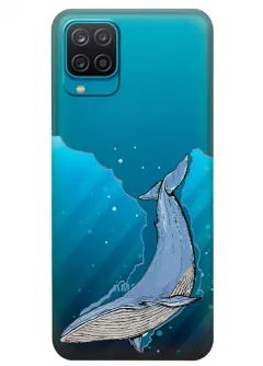 Купить чехол из прозрачного силикона на Samsung M12 с китом