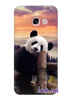 Чехол для Galaxy A3 2017 - Весёлая панда
