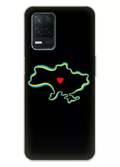Чехол на Realme 8 5G для патриотов Украины - Love Ukraine