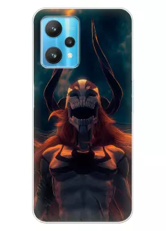 Realme 9 Pro чехол - Блич Bleach ярость Ичиго Куросаки в маске с рогами