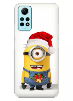 Чехол для Redmi Note 12 Pro 4G - Новогодний Миньон