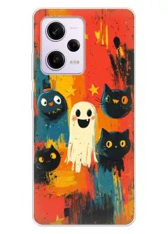 Чехол для Redmi Note 12 Pro+ - Хэллоуин арт