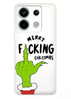 Чехол для Redmi Note 13 Pro 5G - Merry Fucking Christmas by Grinch