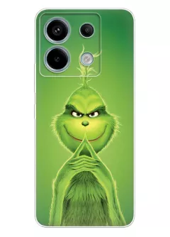 Чехол новогодний для Redmi Note 13 Pro 5G - The Grinch