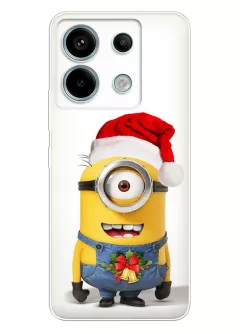 Чехол для Redmi Note 13 Pro 5G - Новогодний Миньон