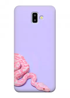 Чехол для Galaxy J6 Plus 2018 - Розовая змея