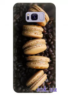 Чехол для Galaxy S8 Active - Кофейные макаруны