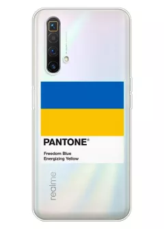 Чехол для Realme X3 SuperZoom с пантоном Украины - Pantone Ukraine
