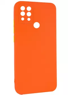 Чехол TPU Square Full Camera для TECNO Pova (LD7) 6, Оранжевый