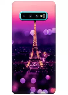 Чехол для Galaxy S10+ - Романтичный Париж