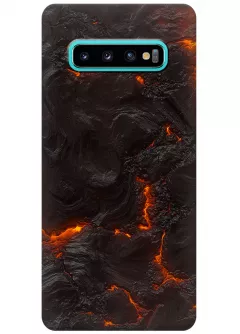 Чехол для Galaxy S10+ - Вулкан