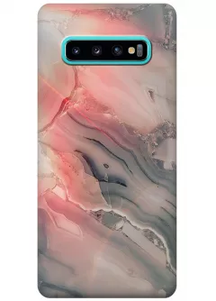 Чехол для Galaxy S10+ - Marble