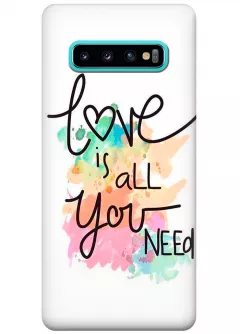 Чехол для Galaxy S10+ - My love