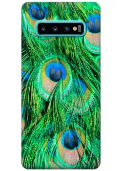 Чехол для Galaxy S10+ - Peacock