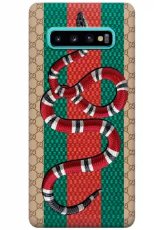 Чехол для Galaxy S10+ - Стильная змея