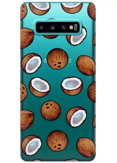 Чехол для Galaxy S10+ - Coconuts