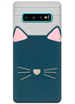 Чехол для Galaxy S10 - Cat