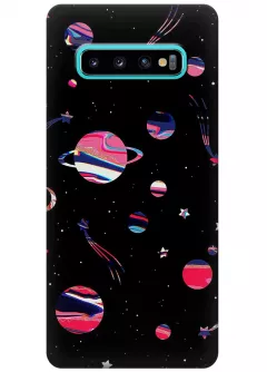 Чехол для Galaxy S10+ - Галактика