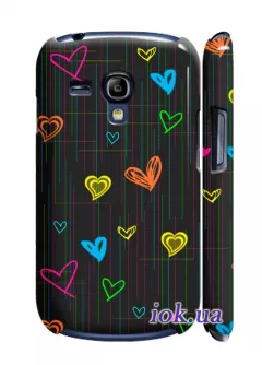Чехол для Galaxy S3 Mini - Сердца