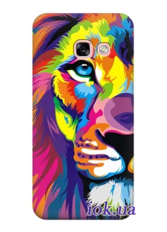 Чехол для Galaxy A5 2017 - Цветной лев