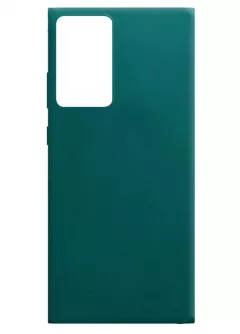 Силиконовый чехол Candy для Samsung Galaxy Note 20 Ultra, Зеленый / Forest green