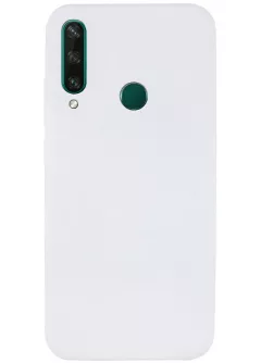 Чехол Silicone Cover Full without Logo (A) для Huawei Y6p, Белый / White