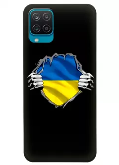 Чехол на Galaxy A12 для сильного духом народа Украины