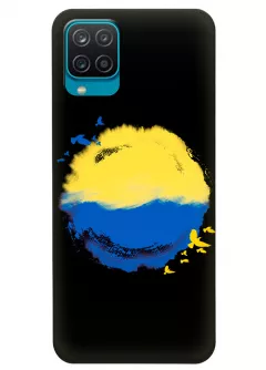 Чехол для Samsung A12 с теплой картинкой - Любовь к Украине