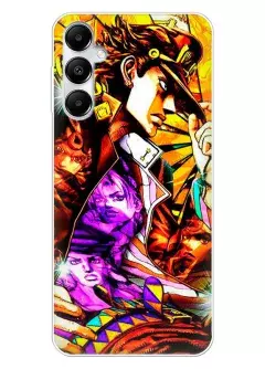 Чехол для Samsung Galaxy A15 - JoJo’s Bizarre Adventure Джотаро Куджо в зеркальном стиле