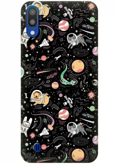 Чехол для Galaxy M10 - Animals astronauts