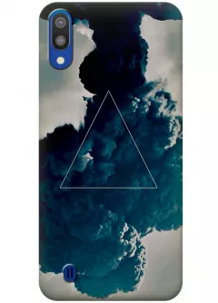 Чехол для Galaxy M10 - Треугольник в дыму