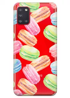 Прозрачный чехол для Galaxy A31 - Французское печенье