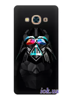 Чехол для Galaxy J3 Pro - Darth Vader LowPoly
