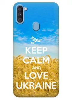 Чехол для Galaxy A11 - Love Ukraine