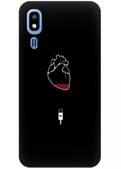 Чехол для Galaxy A2 Core - Уставшее сердце