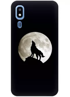 Чехол для Galaxy A2 Core - Воющий волк