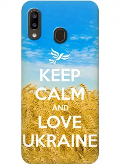 Чехол для Galaxy A20 - Love Ukraine
