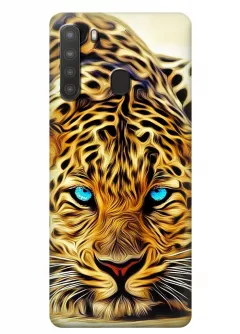 Чехол для Galaxy A21 - Леопард