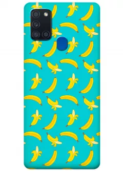 Чехол для Galaxy A21s - бананы