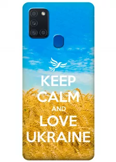 Чехол для Galaxy A21s - Love Ukraine