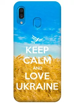 Чехол для Galaxy A30 - Love Ukraine