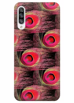 Чехол для Galaxy A50s - Яркие перья